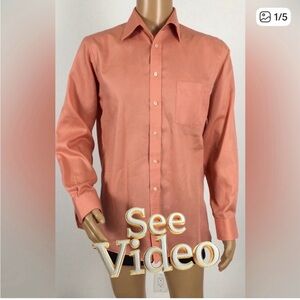 👛 (ANY 2/$20) JOSEPH ABBOUD 💯 cotton Non-Iron Long Sleeved Shirt, Reg Fit